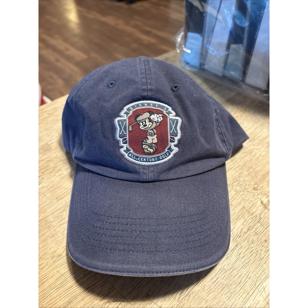 Vintage Mickey Mouse Disney Golf Pro Collection Golf Hat NOS Navy Blue 90s